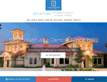 Tablet Screenshot of cosmeticdentistryofsouthlake.com